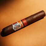 the Flame touches the AVO Syncro Fogata Robusto cigar